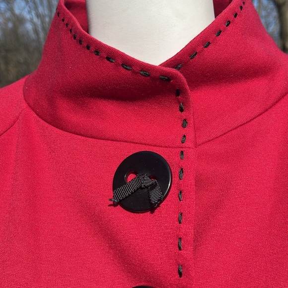 Tahari ASL retro cropped swing bolero jacket XL - Picture 3 of 8